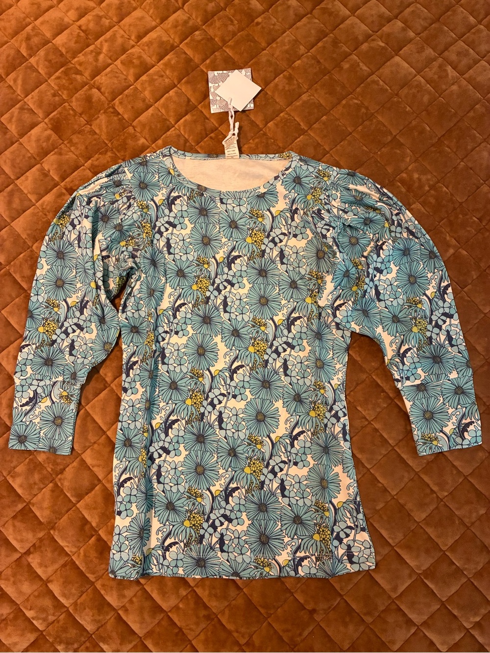 Kate Quinn vintage floral top